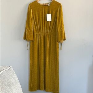 Jigsaw Mustard Dress
